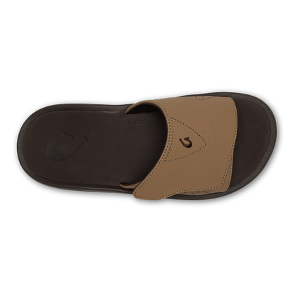 OluKai Nalu Slide - Tan / Dk Java