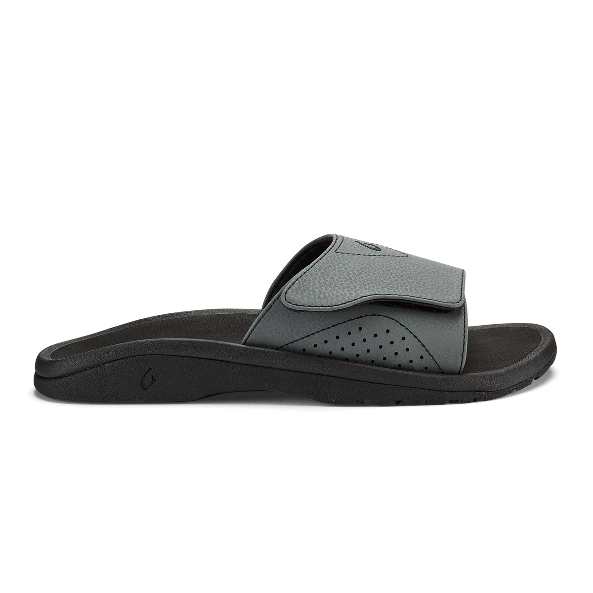 OluKai Nalu Slide - Rock / Black