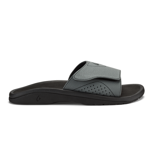 OluKai Nalu Slide - Rock / Black