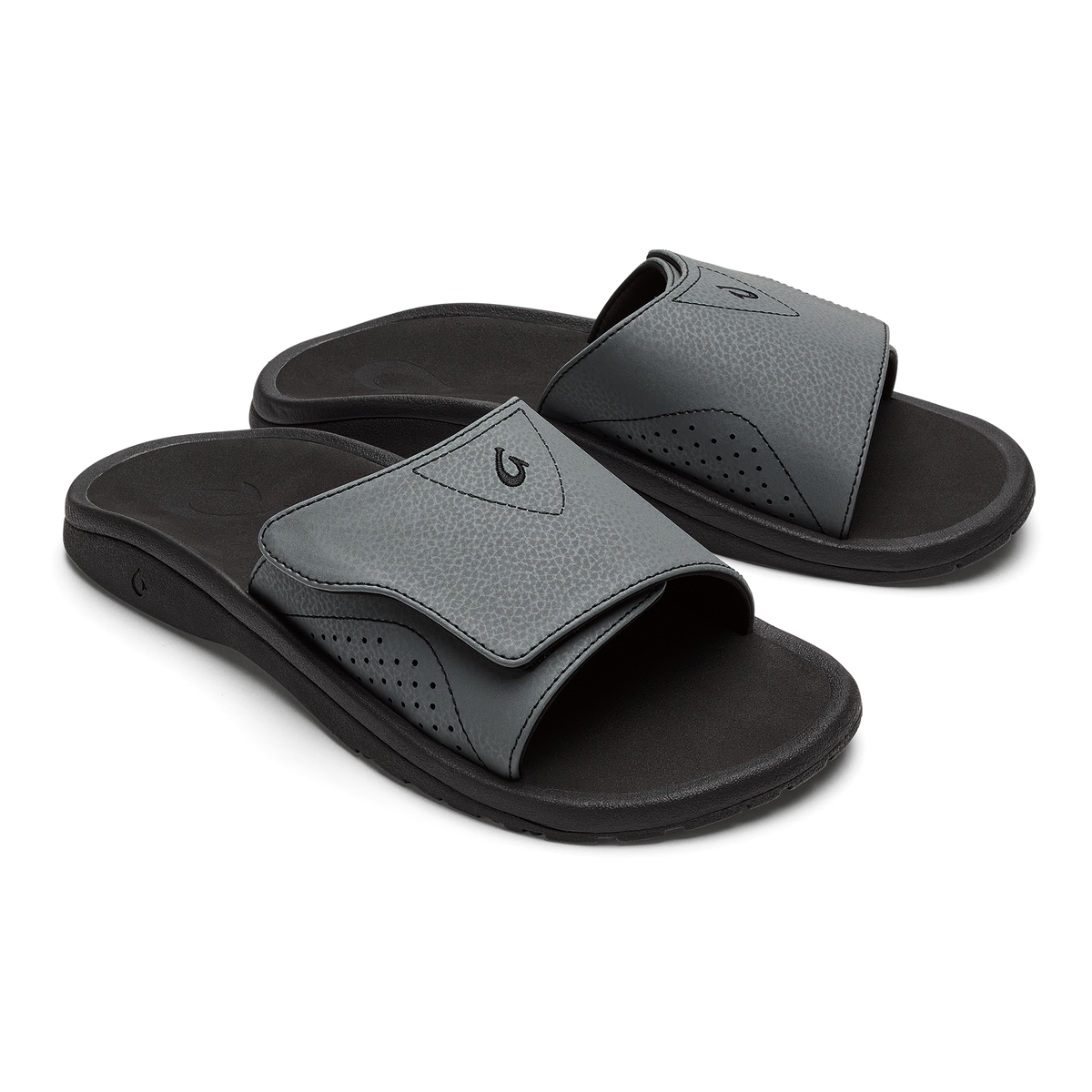 OluKai Nalu Slide - Rock / Black