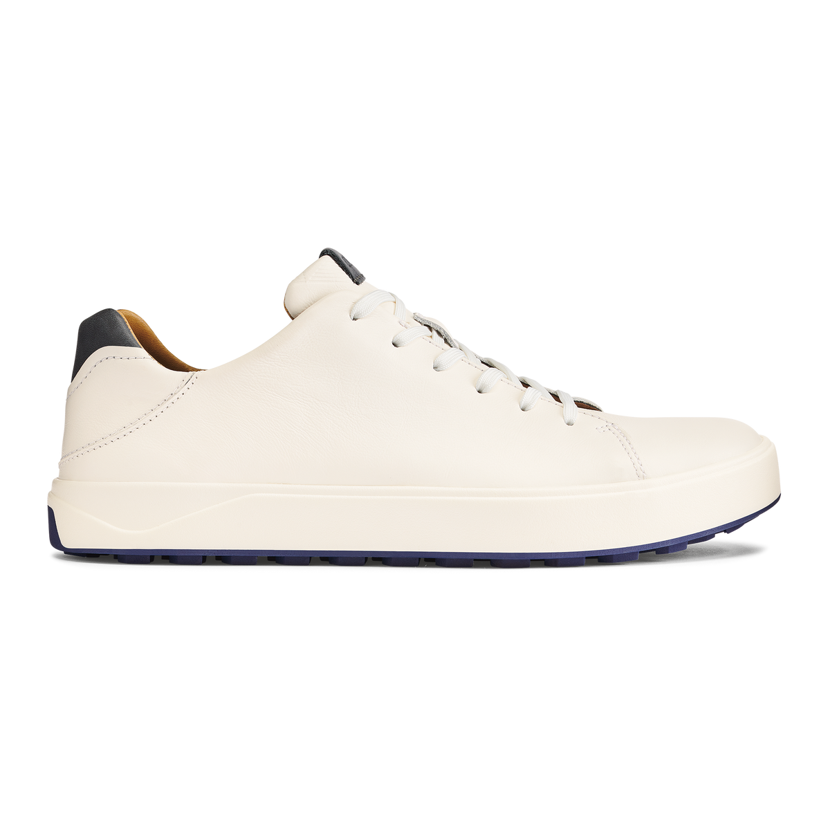 OluKai Wai‘alae Men’s Waterproof Leather Golf Shoes - White