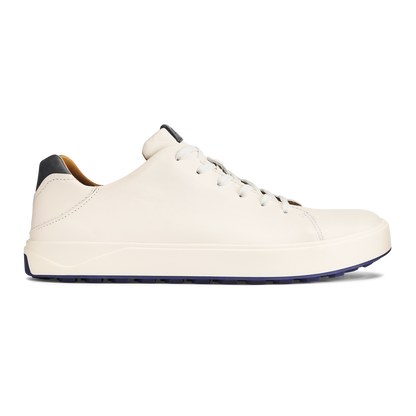 OluKai Wai‘alae Men’s Waterproof Leather Golf Shoes - White