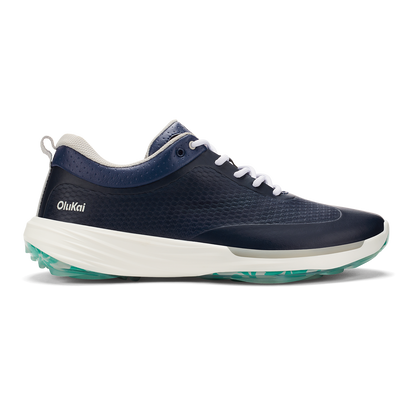 OluKai Mākena Men’s Waterproof Golf Shoes - Mood Indigo