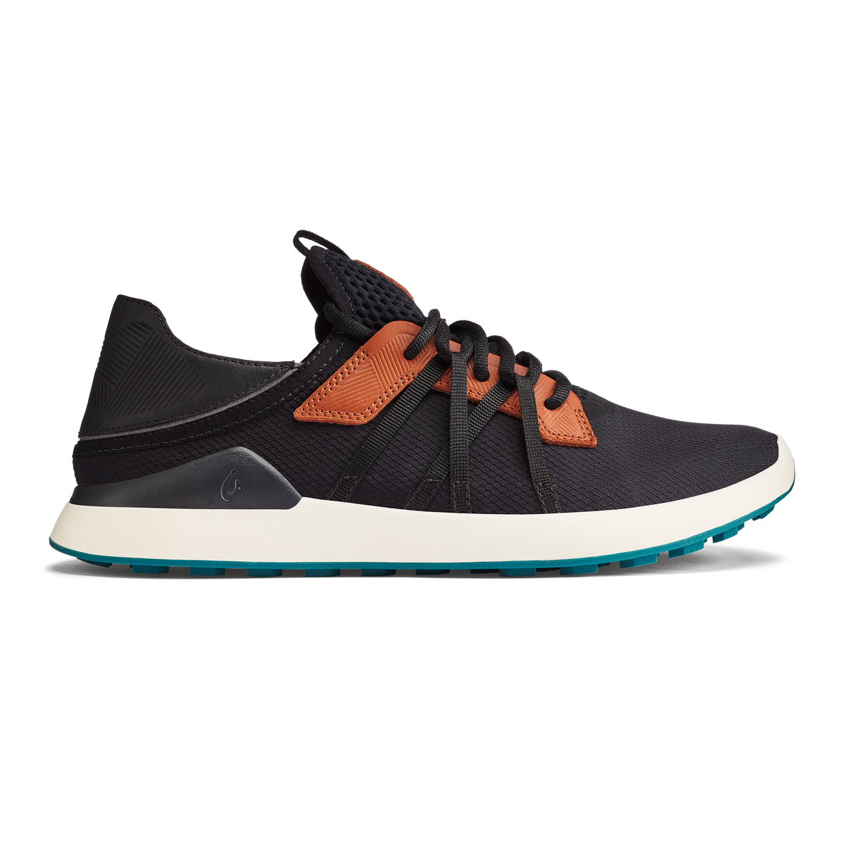 OluKai Manele Men’s Breathable Golf Shoes - Black / Dark Shadow