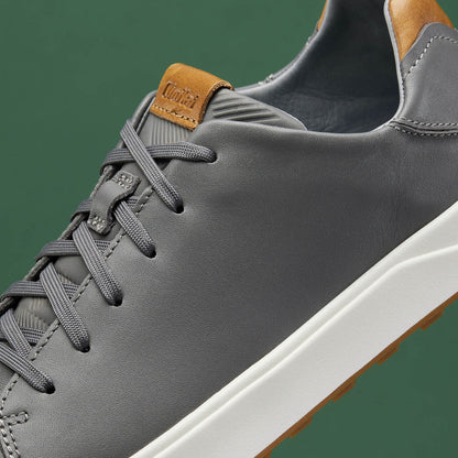 OluKai Wai‘alae Men’s Waterproof Leather Golf Shoes - Stone