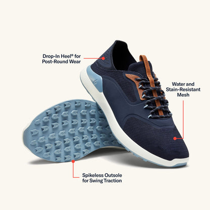 OluKai OluKai Kā‘anapali Men’s Golf Shoe - Trench Blue / Sea Ice