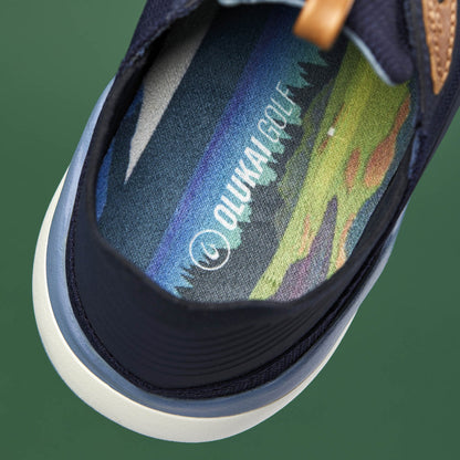 OluKai OluKai Kā‘anapali Men’s Golf Shoe - Trench Blue / Sea Ice
