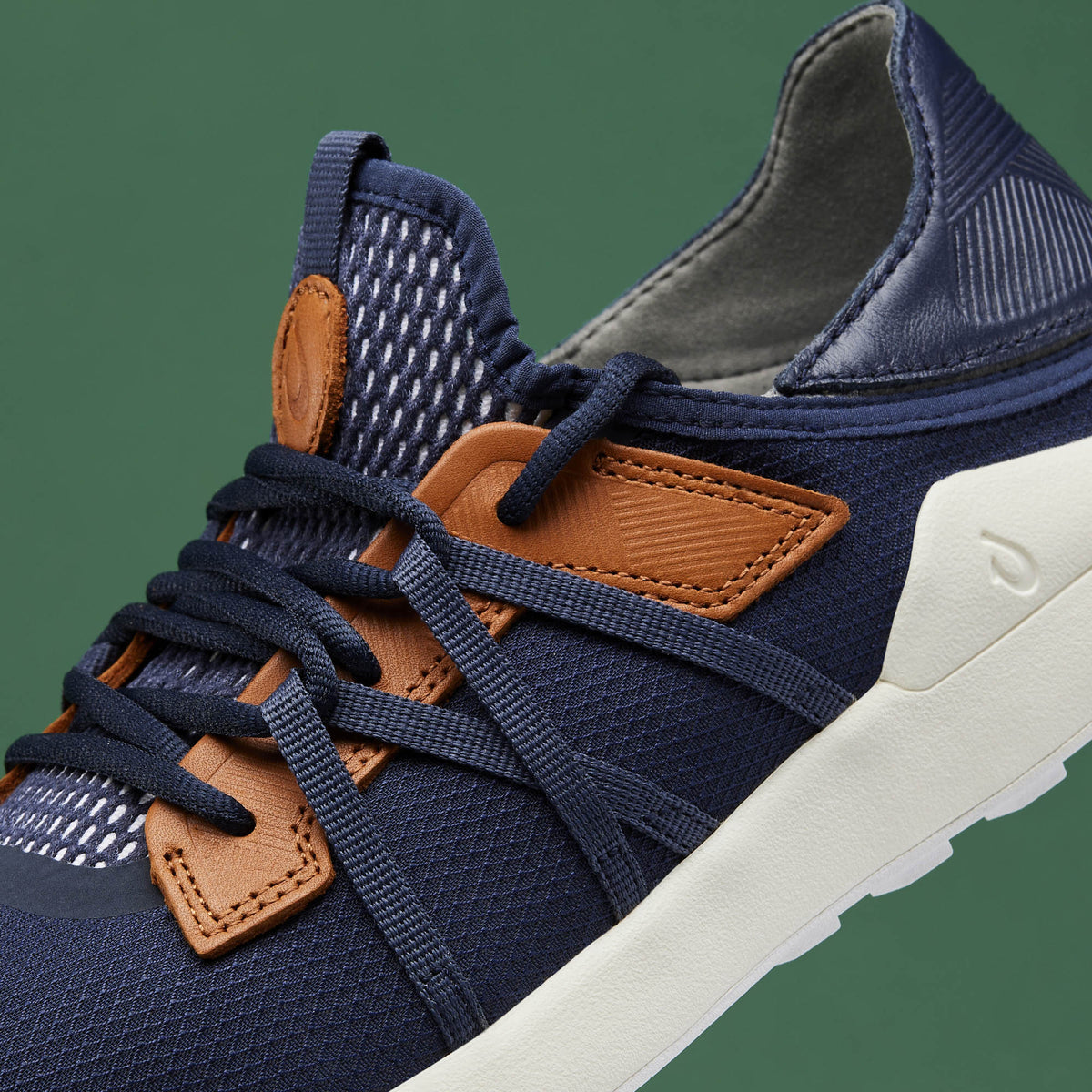 OluKai Manele Men’s Breathable Golf Shoes - Trench Blue