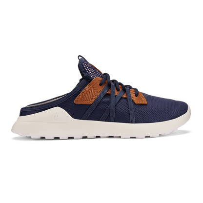 OluKai Manele Men’s Breathable Golf Shoes - Trench Blue