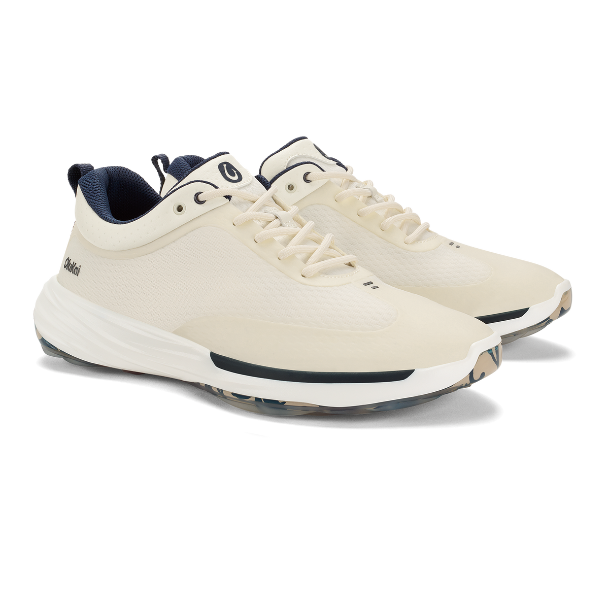 OluKai Mākena Men’s Waterproof Golf Shoes - White Sand