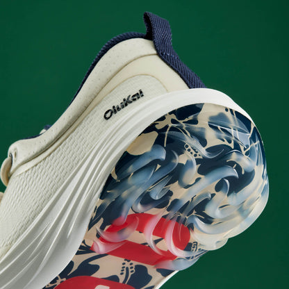 OluKai Mākena Men’s Waterproof Golf Shoes - White Sand