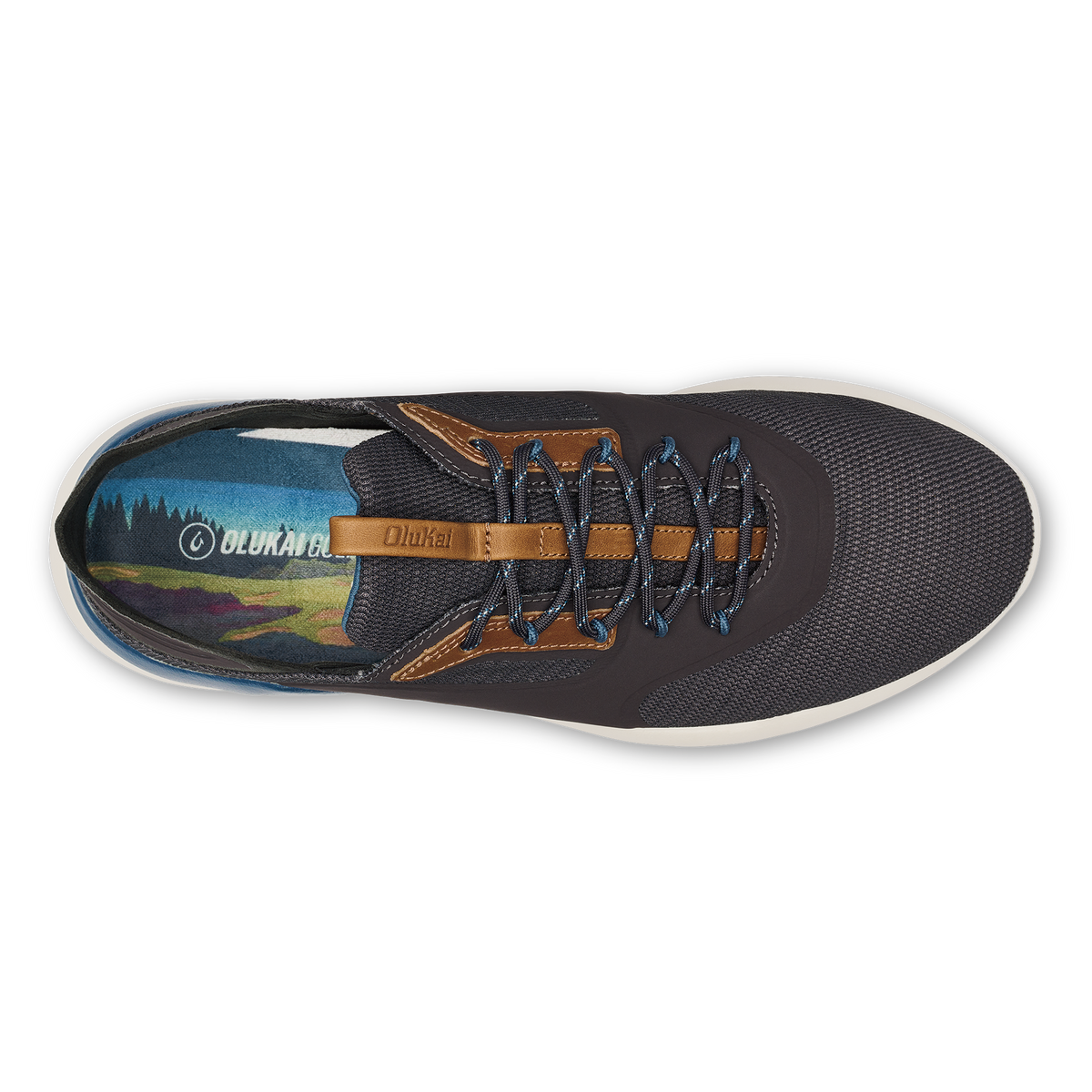OluKai OluKai Kā‘anapali Men’s Golf Shoe - Pavement / Vintage Blue