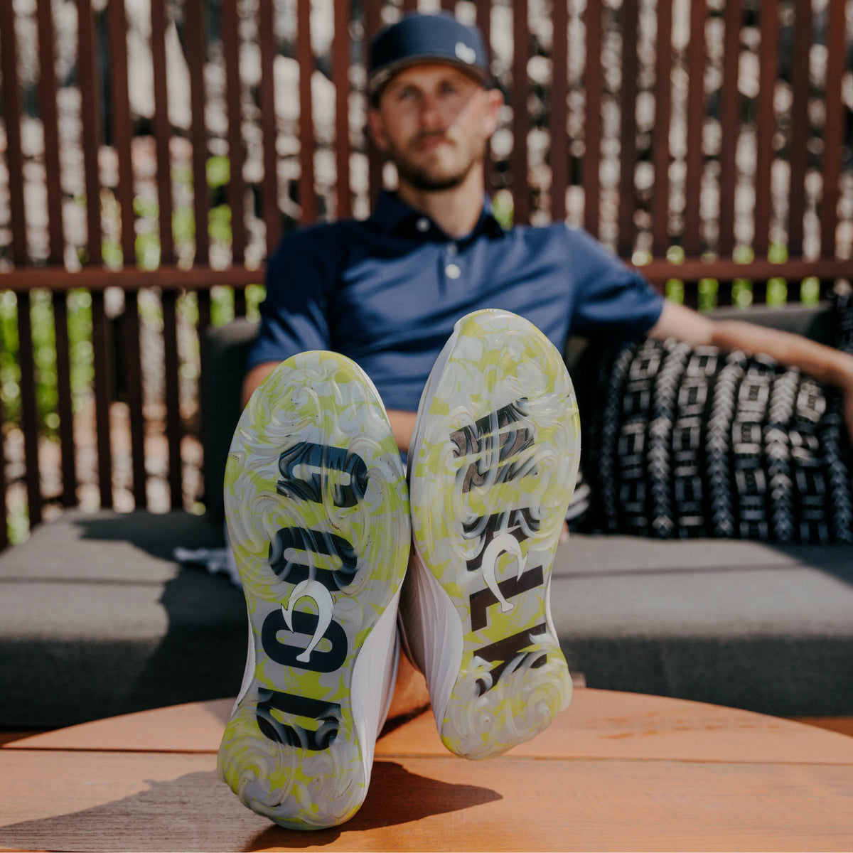 OluKai Mākena Men’s Waterproof Golf Shoes - Sterling