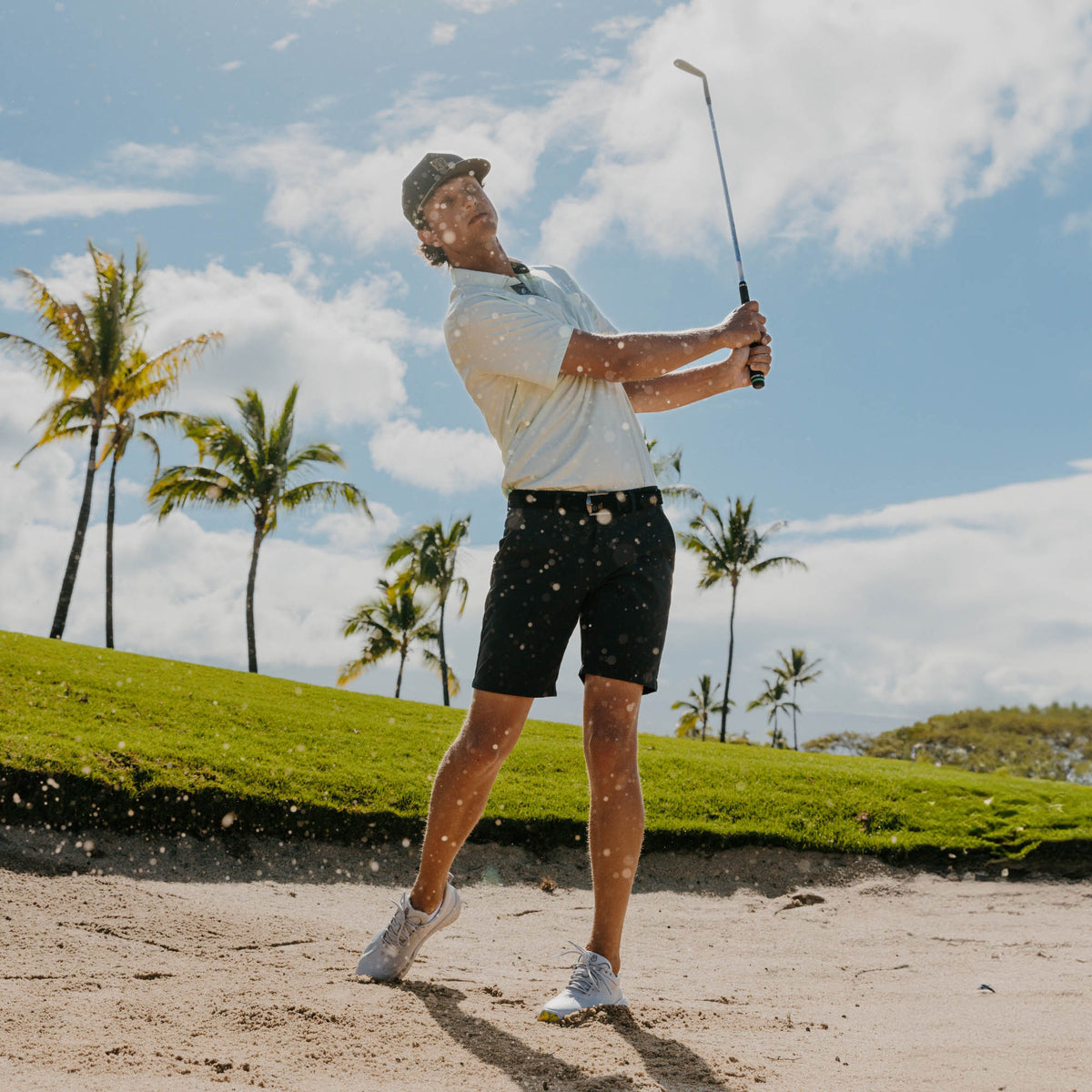 OluKai Mākena Men’s Waterproof Golf Shoes - Sterling