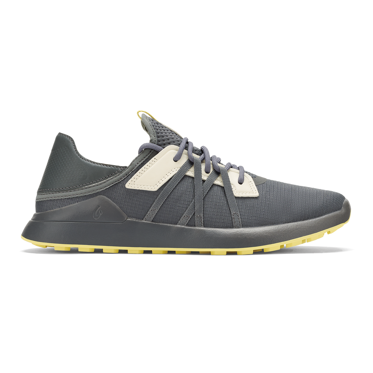 OluKai Manele Men’s Breathable Golf Shoes - Rock / Flower