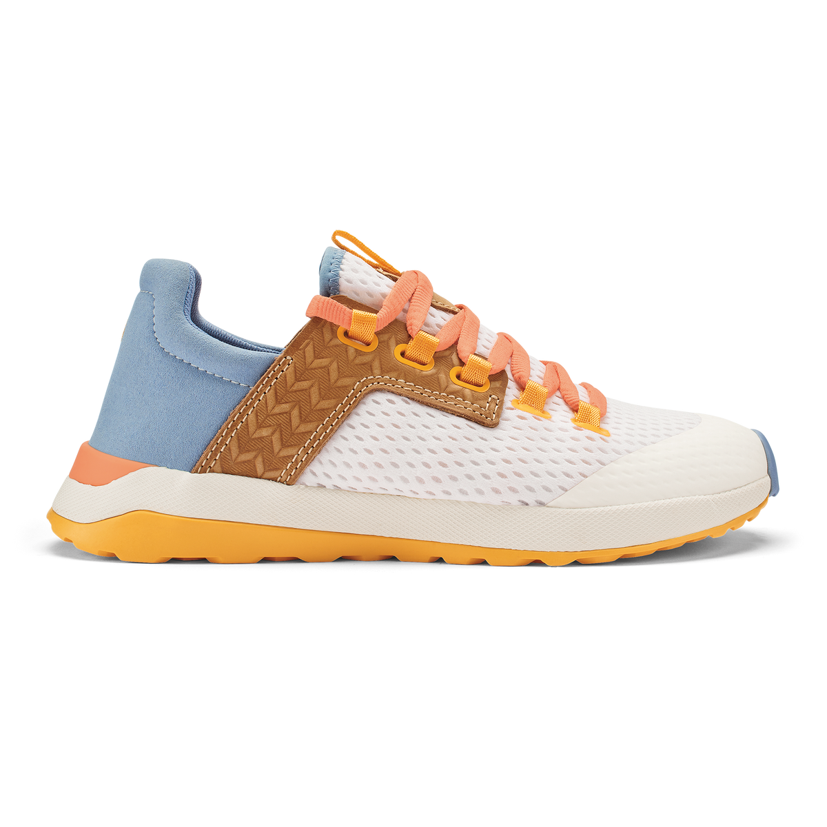 OluKai Wailuku Women’s Athletic Shoes - Bright White / Sea Ice