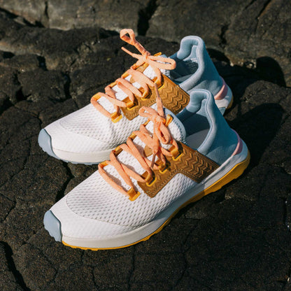 OluKai Wailuku Women’s Athletic Shoes - Bright White / Sea Ice