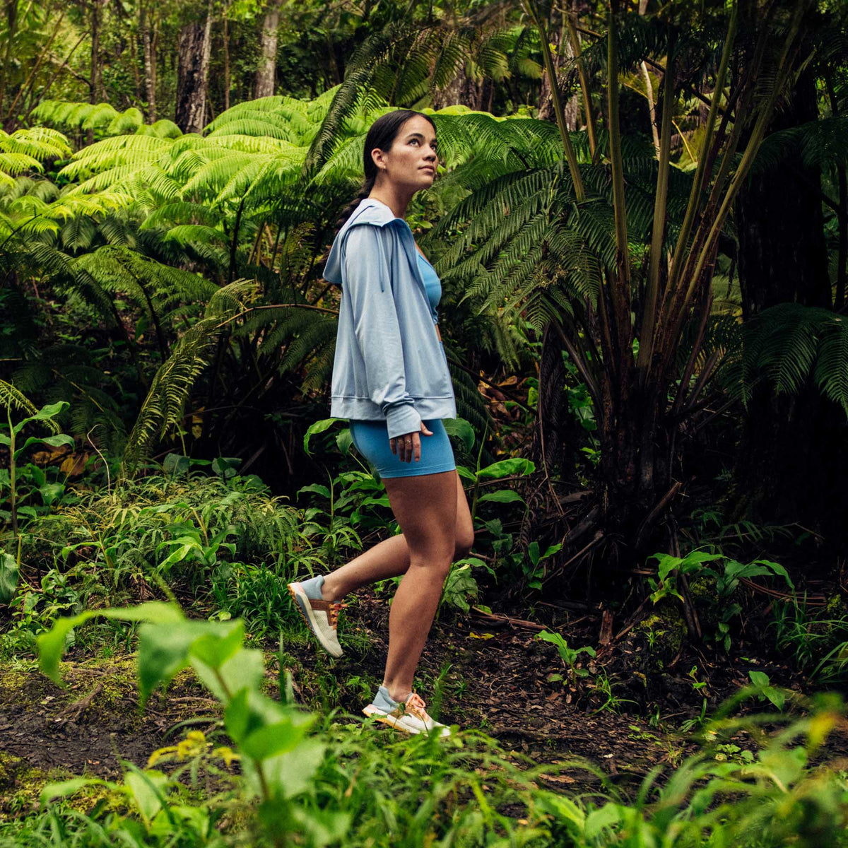 OluKai Wailuku Women’s Athletic Shoes - Bright White / Sea Ice