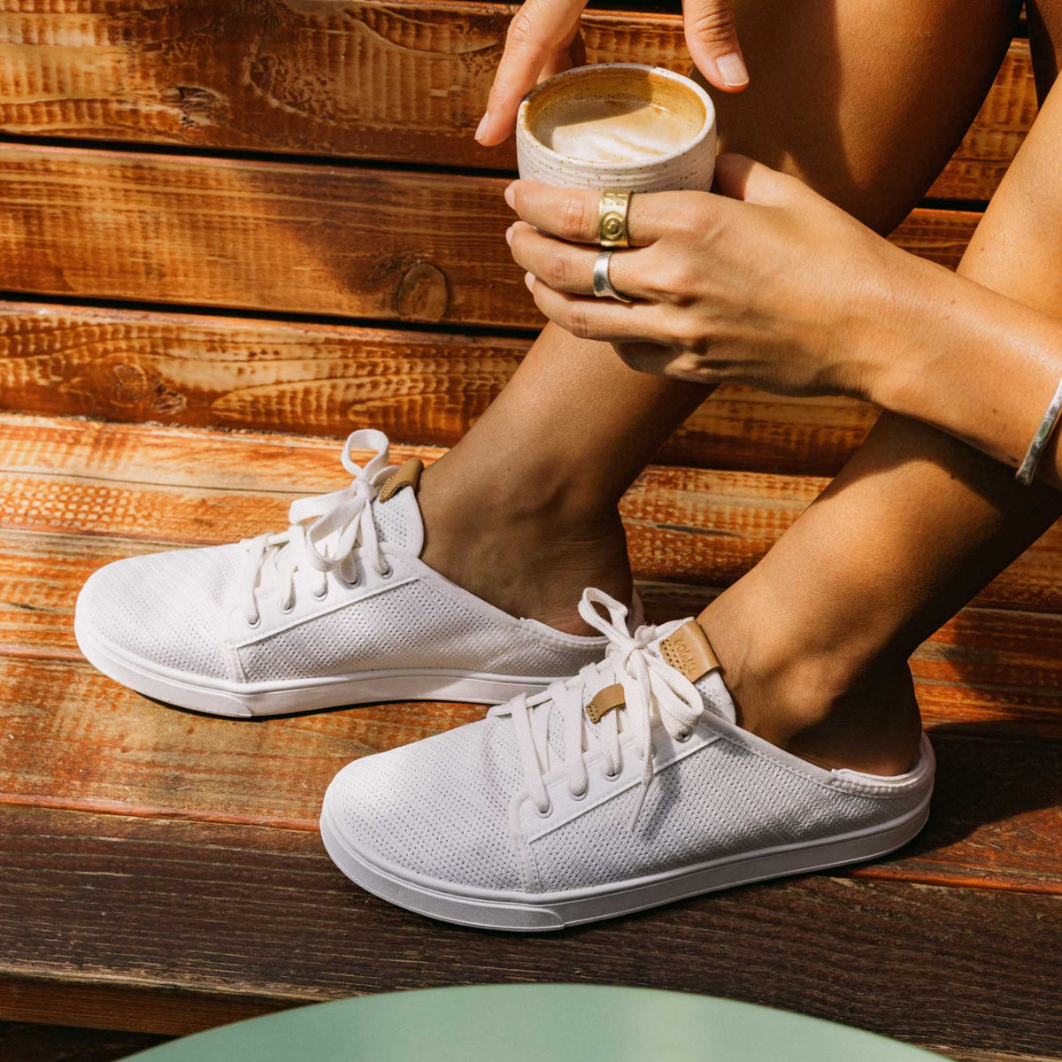 OluKai Pehuea Lī Women's Sneakers - White