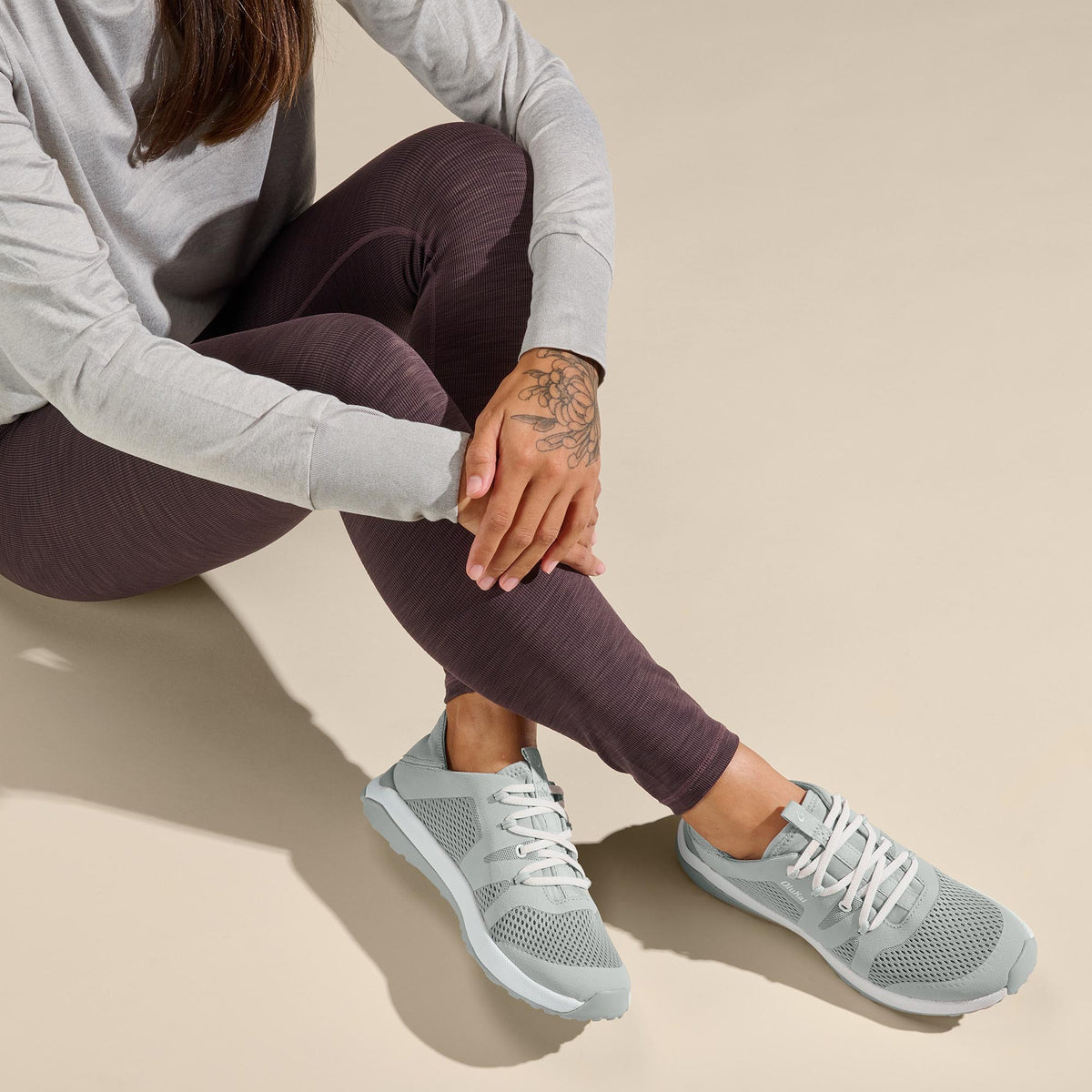 OluKai Huia Women’s Athleisure Shoes - Pale Grey