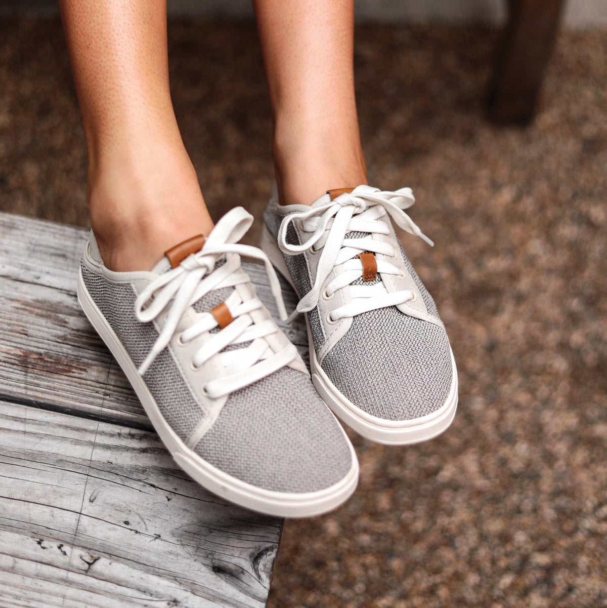 OluKai Pehuea Lī Women's Lightweight Sneakers - Tapa