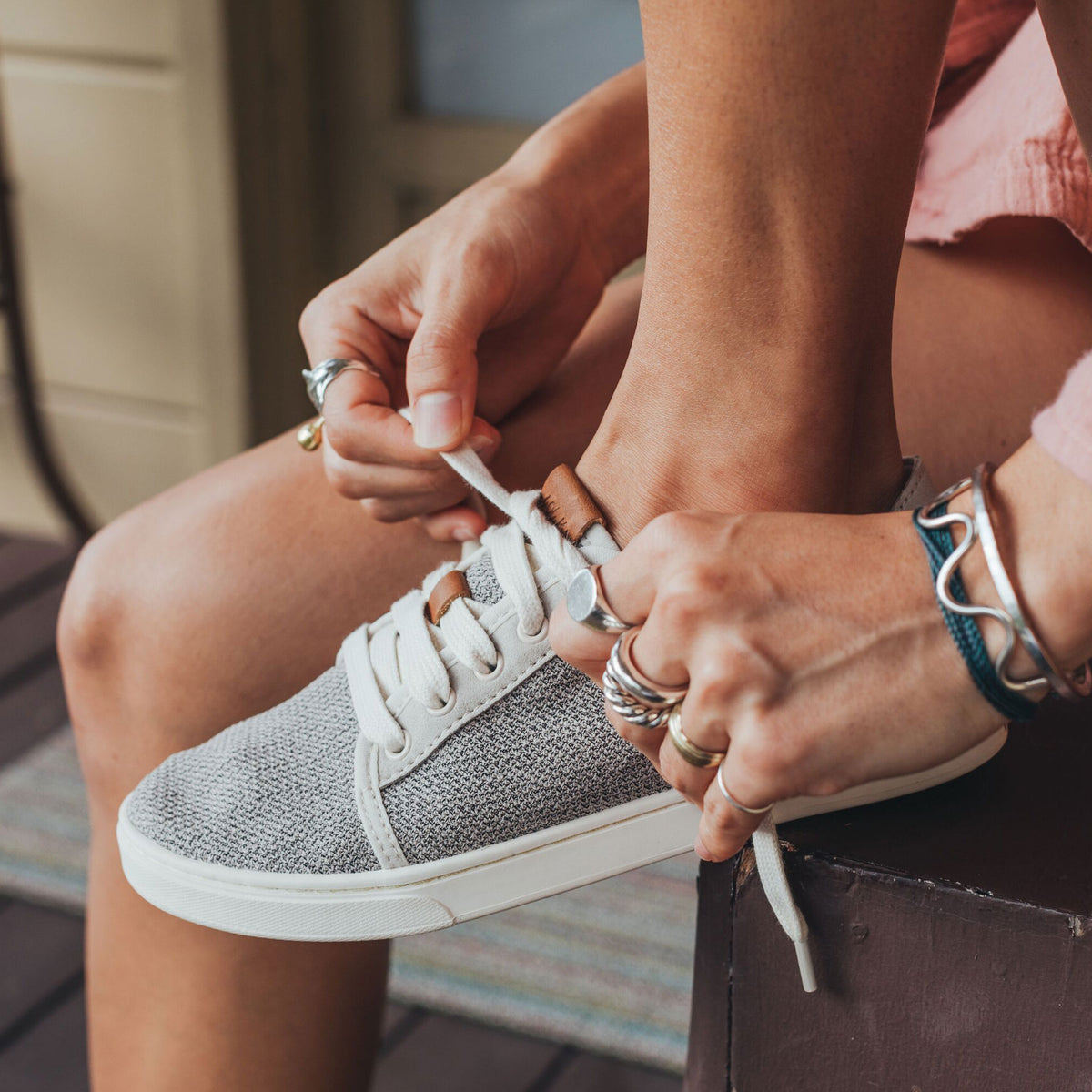 OluKai Pehuea Lī Women's Lightweight Sneakers - Tapa