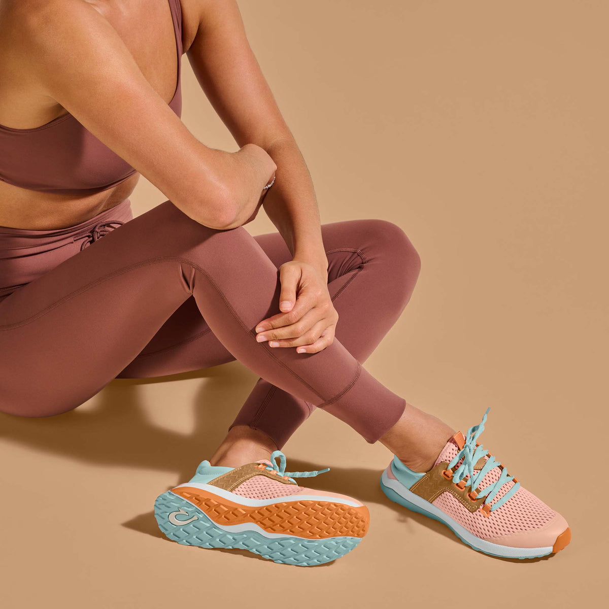 OluKai Wailuku Women’s Athletic Shoes - Peach / Swell