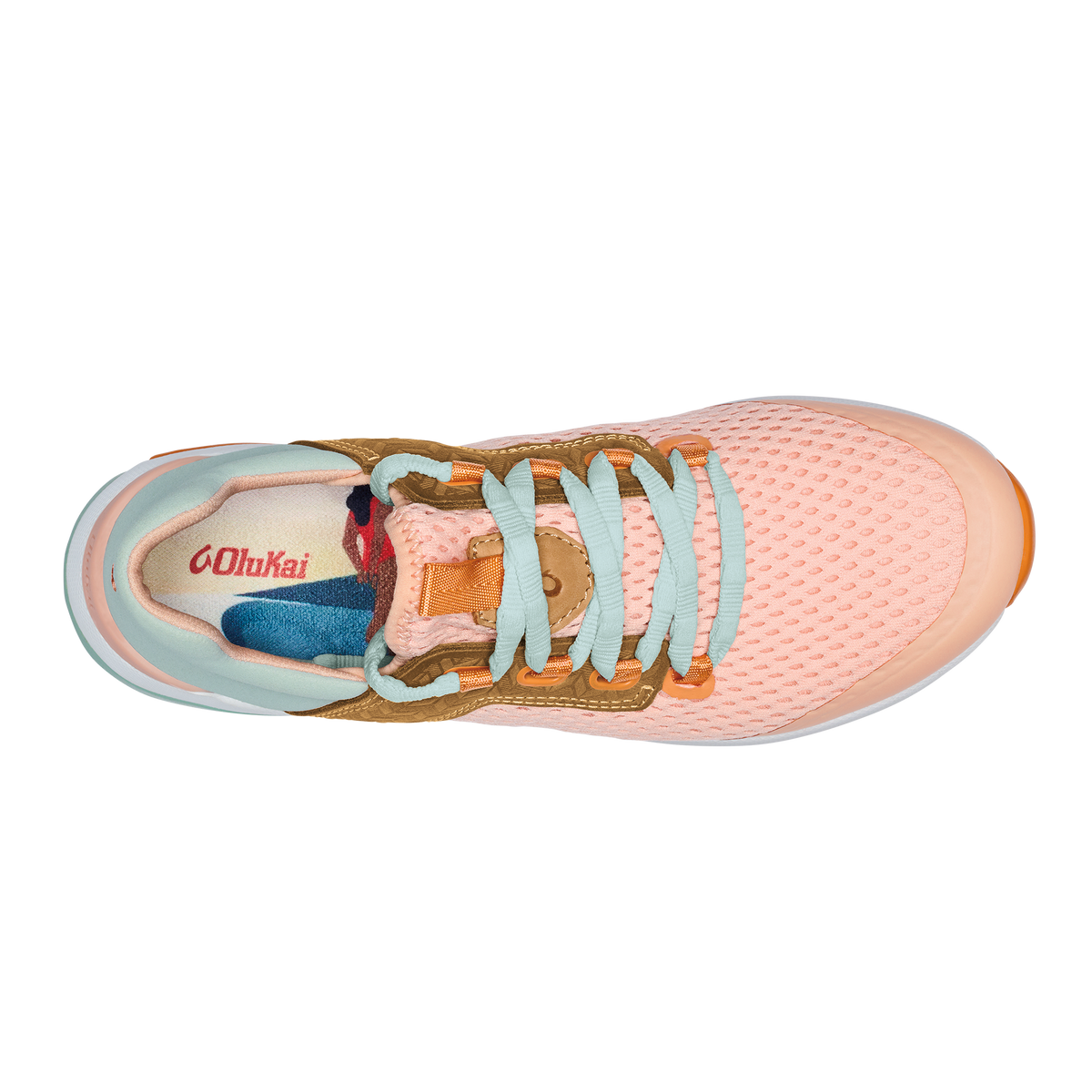 OluKai Wailuku Women’s Athletic Shoes - Peach / Swell