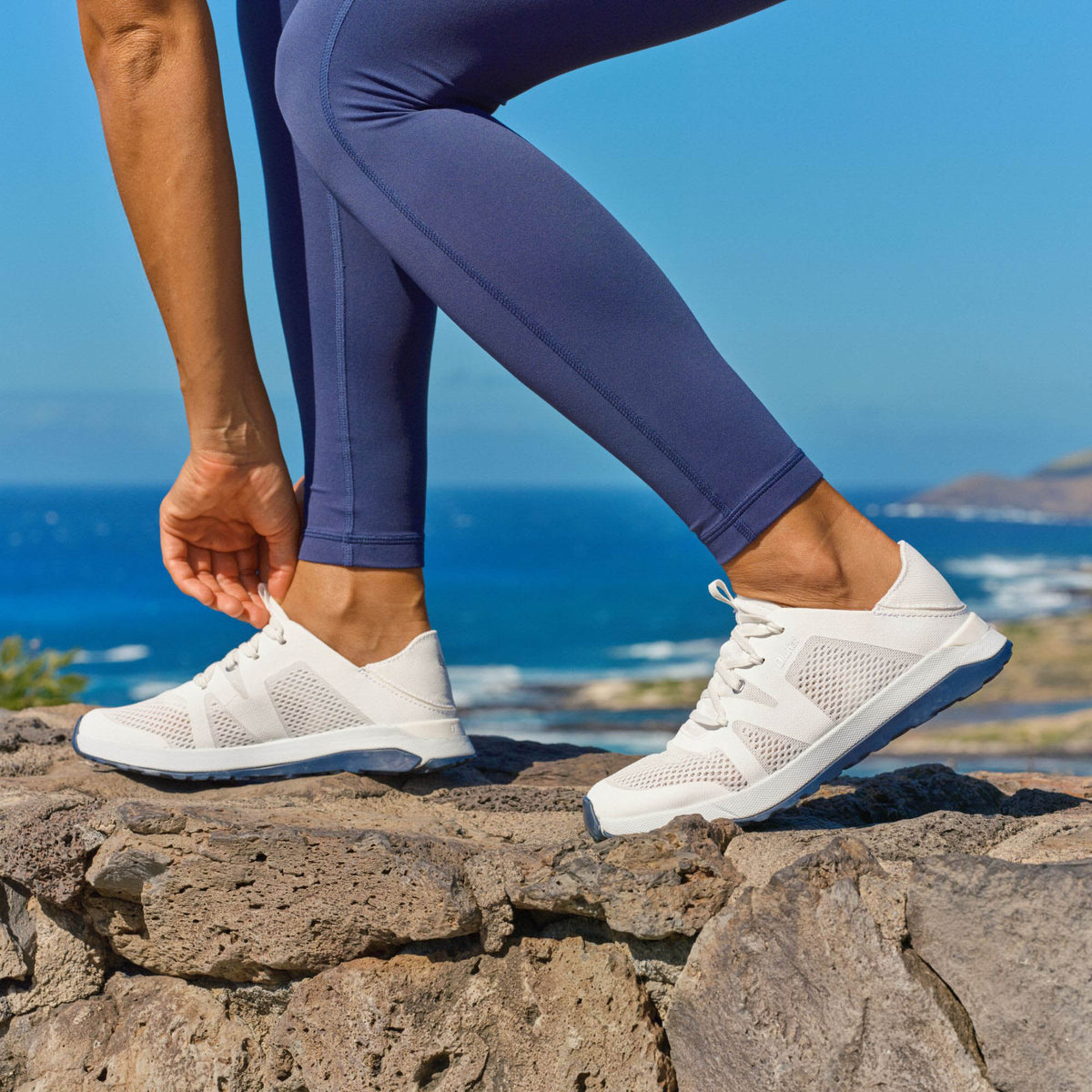 OluKai Huia Women’s Athleisure Shoes - White