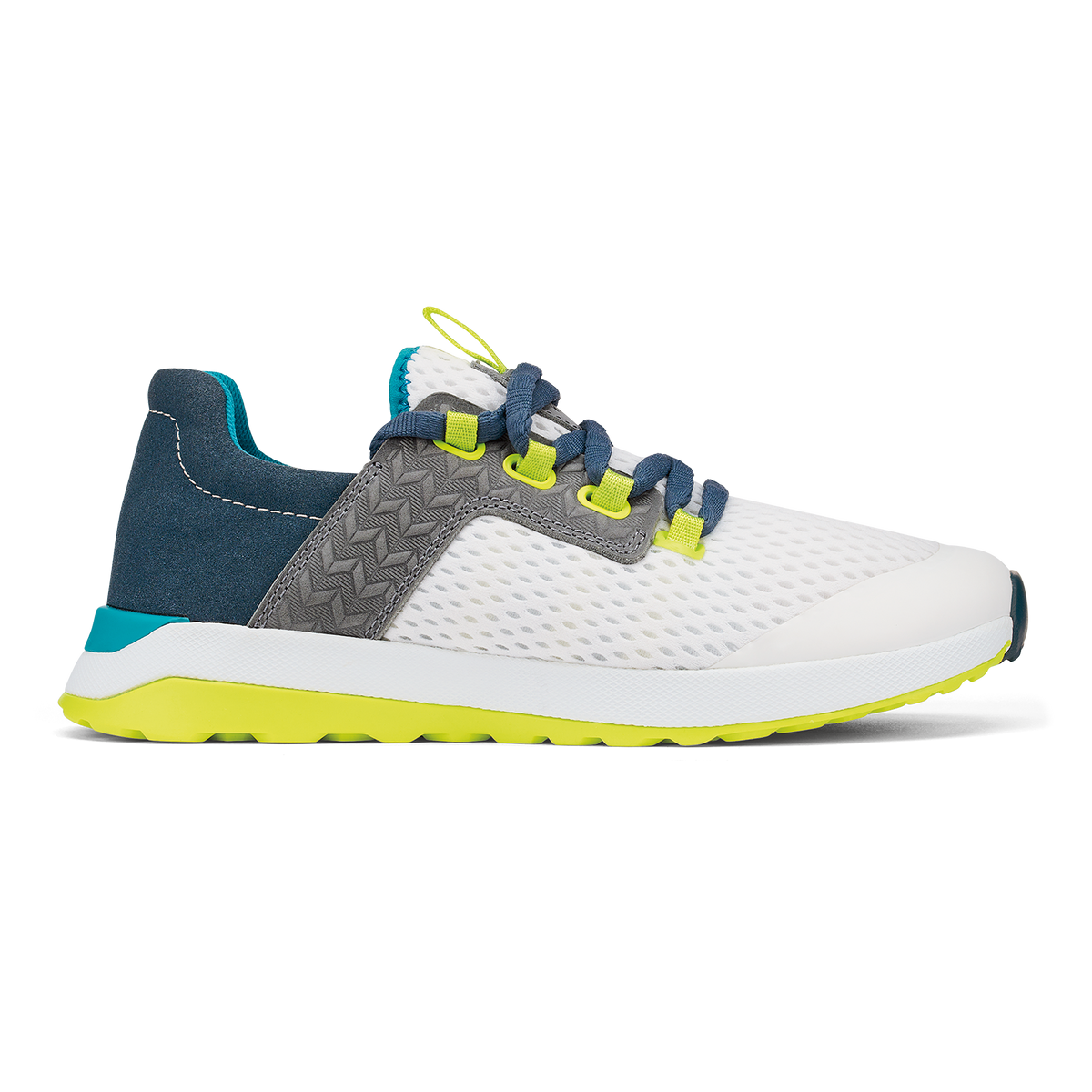 OluKai Wailuku Women’s Athletic Shoes - Bright White / Lagoon