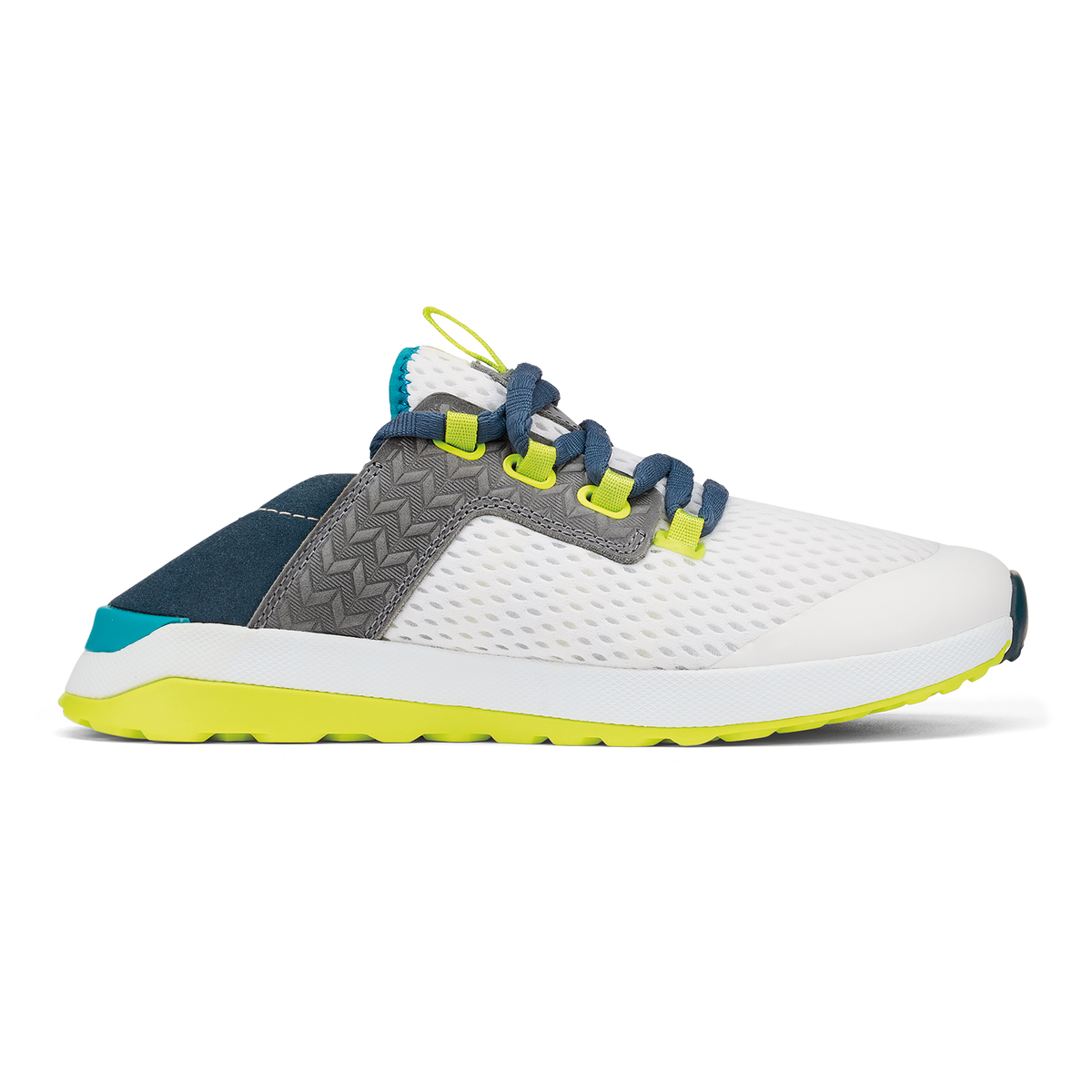 OluKai Wailuku Women’s Athletic Shoes - Bright White / Lagoon