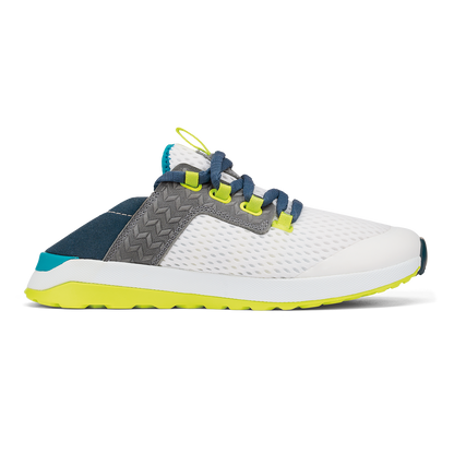 OluKai Wailuku Women’s Athletic Shoes - Bright White / Lagoon