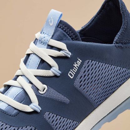 OluKai Huia Women’s Athleisure Shoes - Vintage Blue / Sea Ice