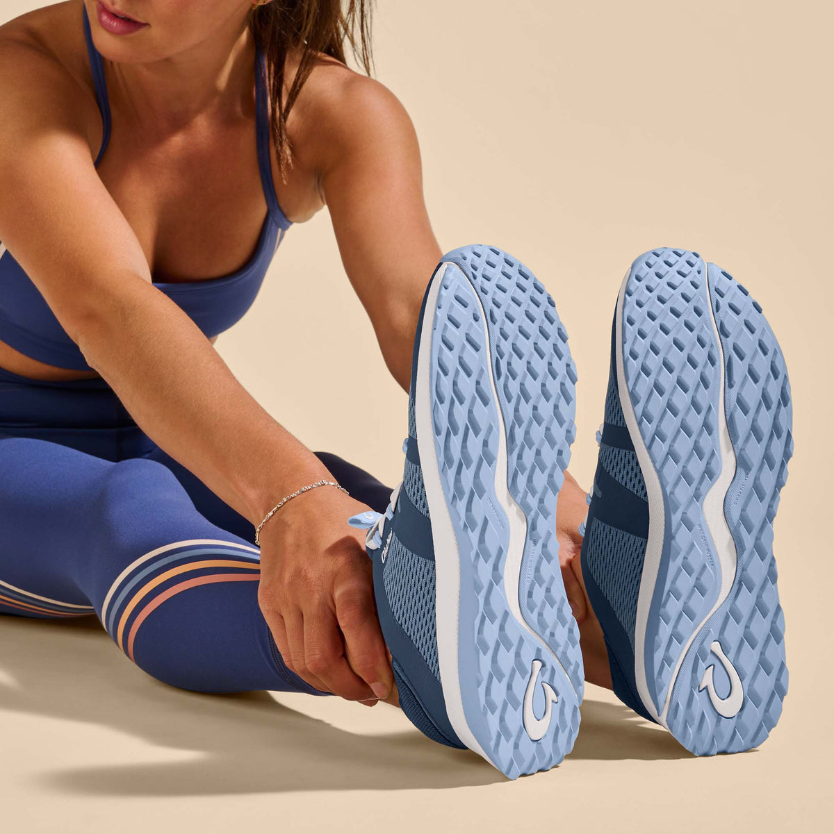 OluKai Huia Women’s Athleisure Shoes - Vintage Blue / Sea Ice