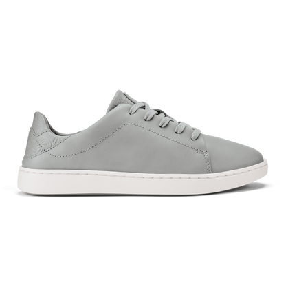 OluKai Pehuea Lī ‘Ili Women's Leather Sneakers - Ash