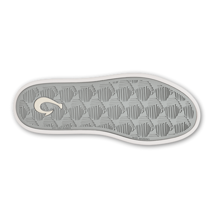 OluKai Pehuea Lī ‘Ili Women's Leather Sneakers - Ash
