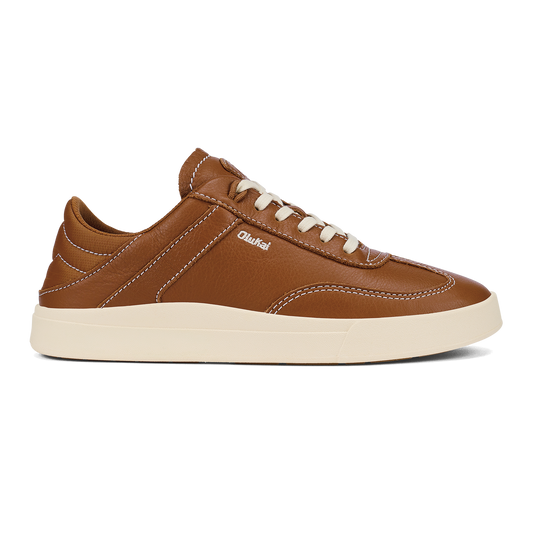 OluKai Hā‘upu Women’s Leather Sneakers - Fox