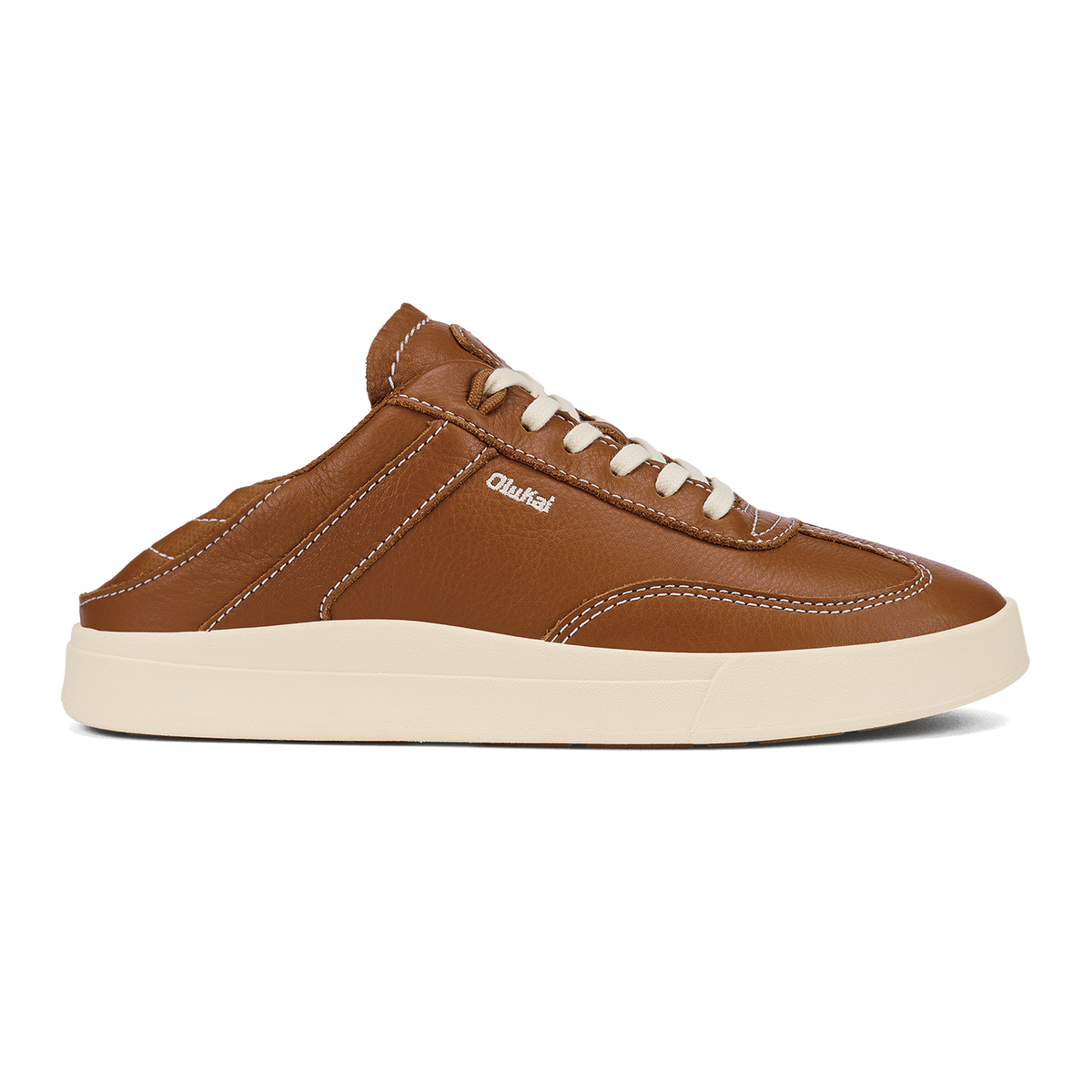 OluKai Hā‘upu Women’s Leather Sneakers - Fox