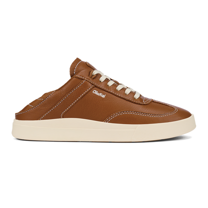 OluKai Hā‘upu Women’s Leather Sneakers - Fox