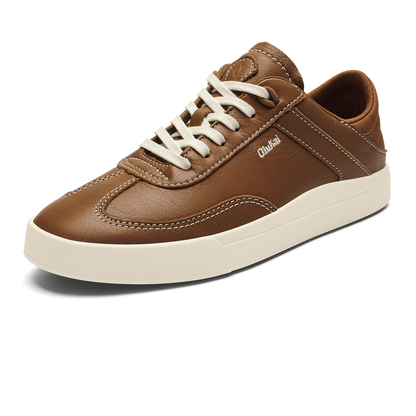 OluKai Hā‘upu Women’s Leather Sneakers - Fox