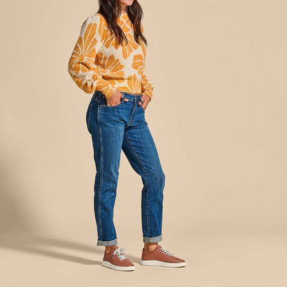 OluKai Hā‘upu Women’s Leather Sneakers - Fox