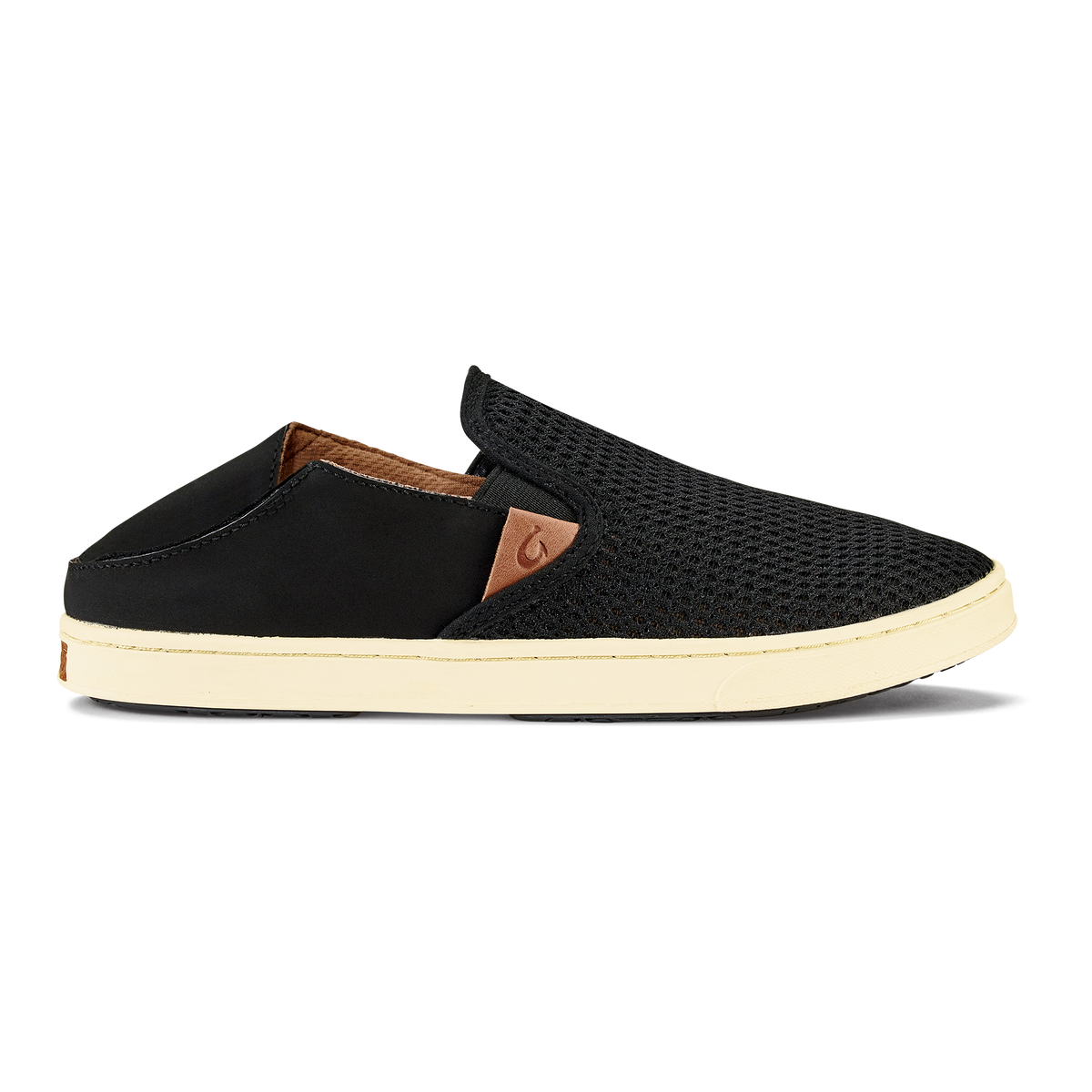OluKai Pehuea Women's Breathable Slip-On Sneakers - Black
