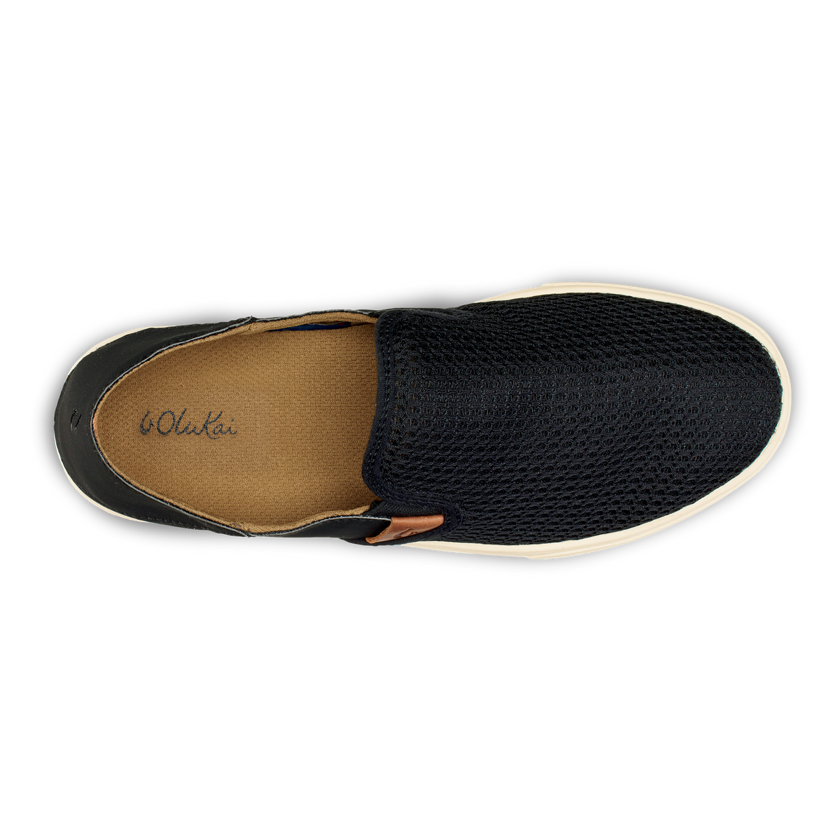 OluKai Pehuea Women's Breathable Slip-On Sneakers - Black