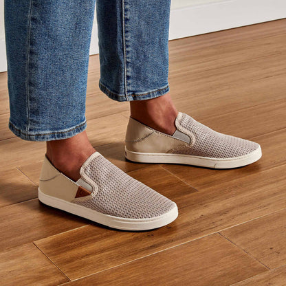 OluKai Pehuea Women's Breathable Slip-On Sneakers - Tapa