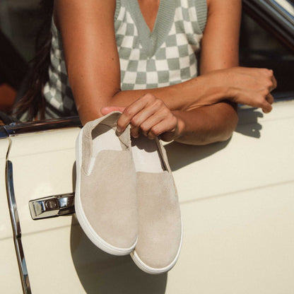 OluKai Pehuea Luxe Women’s Suede Shoes - Tapa