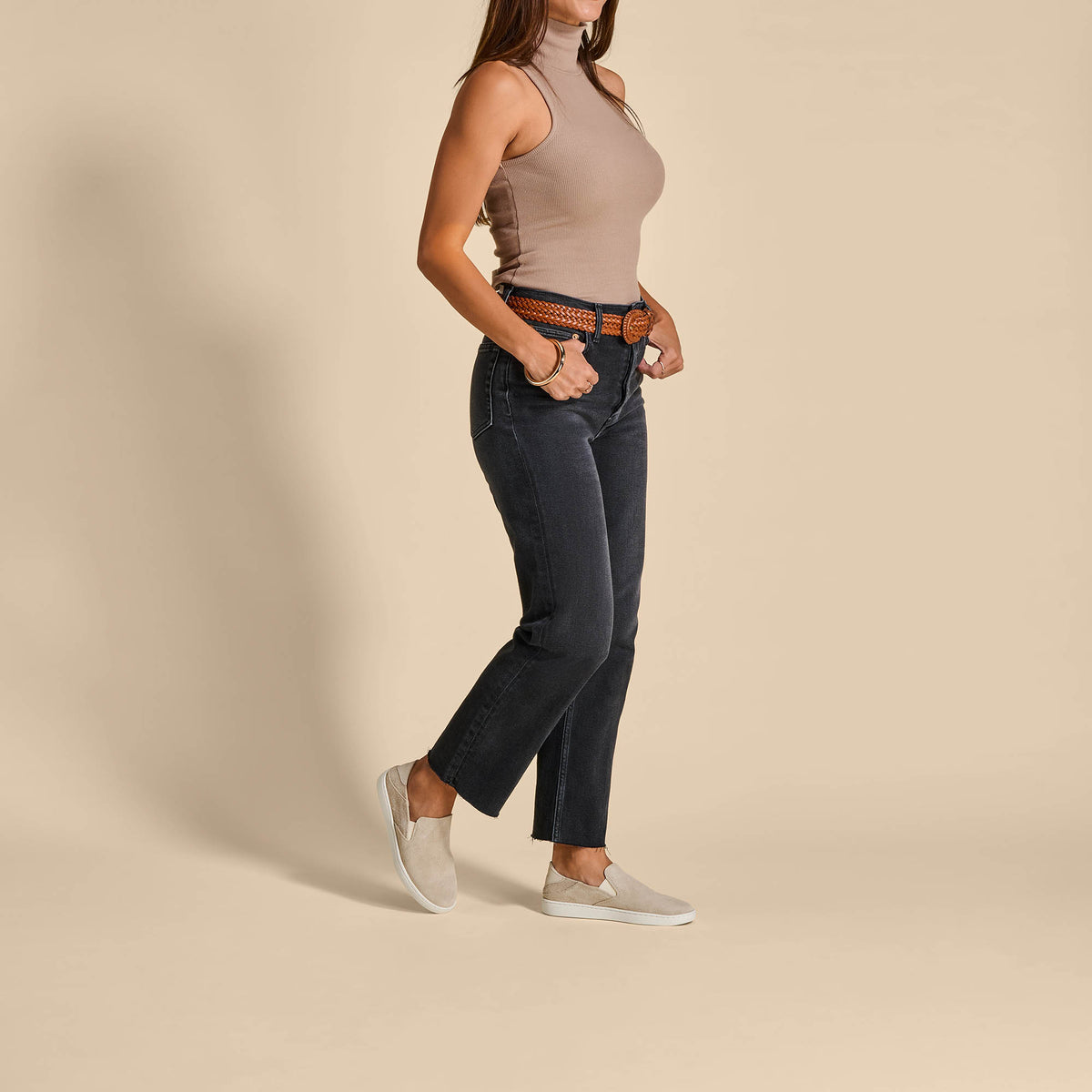 OluKai Pehuea Luxe Women’s Suede Shoes - Tapa