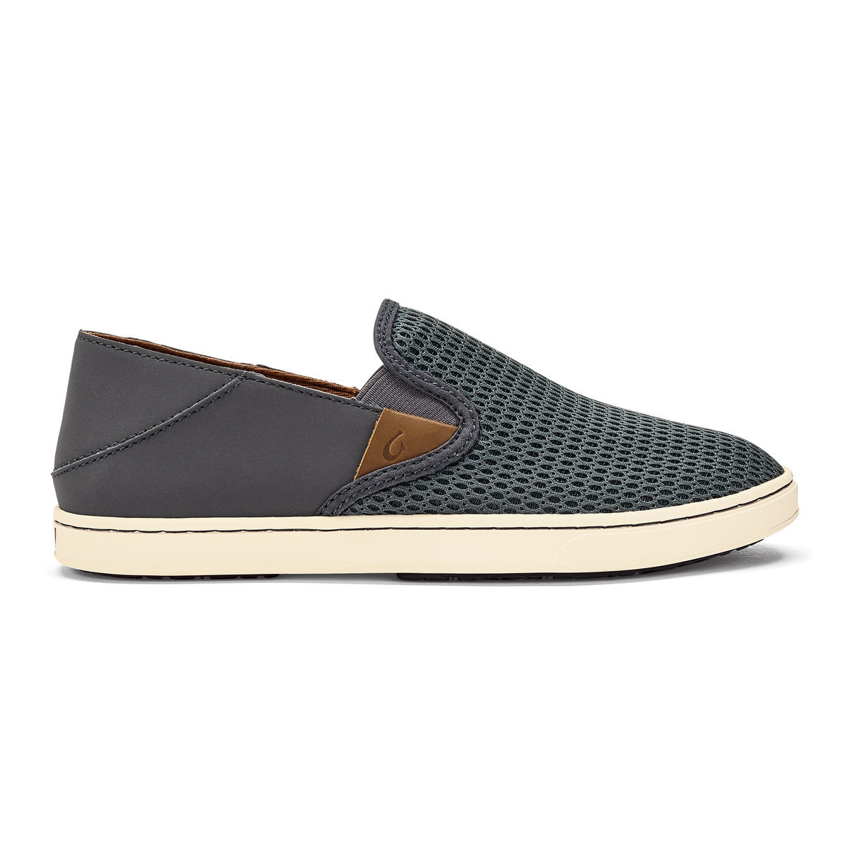 OluKai Pehuea Women's Breathable Slip-On Sneakers - Pavement