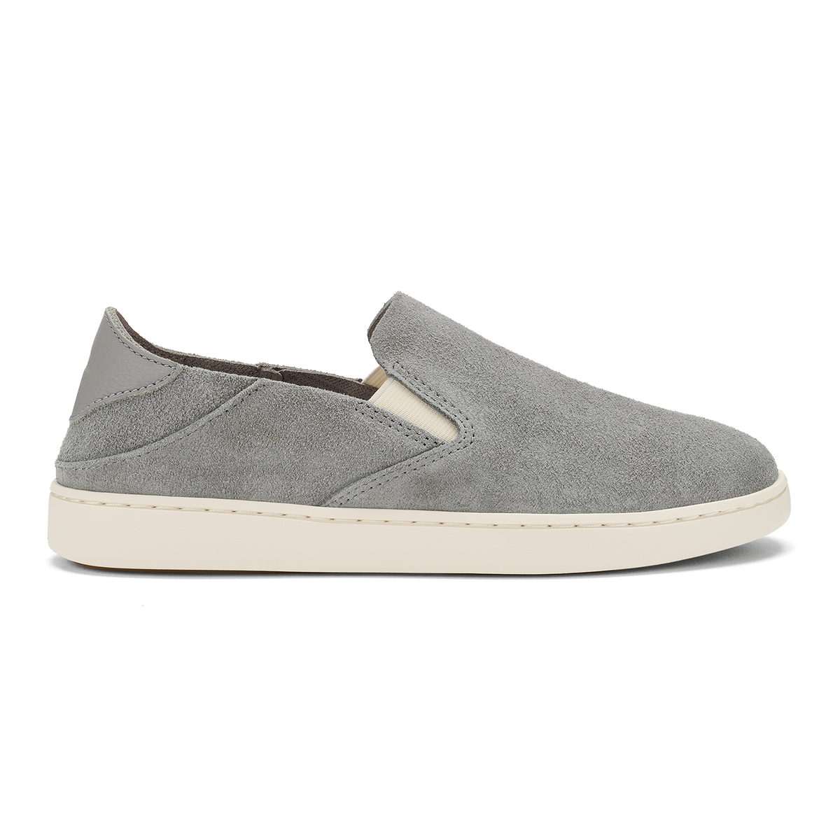 OluKai Pehuea Luxe Women’s Suede Shoes - Ash