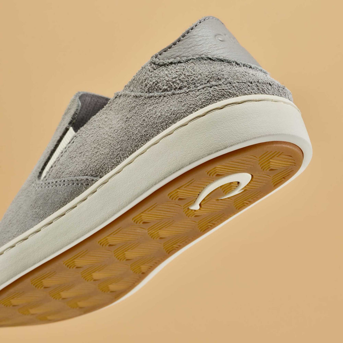 OluKai Pehuea Luxe Women’s Suede Shoes - Ash