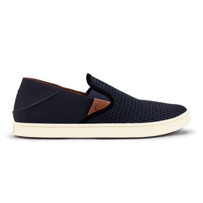 OluKai Pehuea Women's Breathable Slip-On Sneakers - Trench Blue